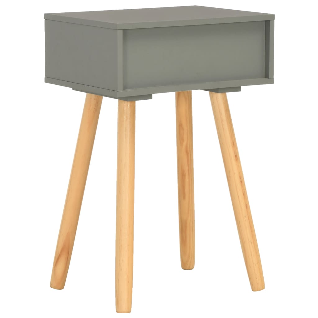 Tables de chevet 2 pcs 40x30x61 cm en bois de pin massif