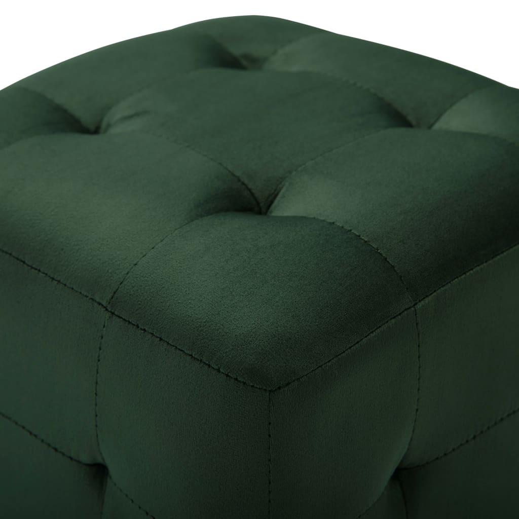 Pouf 2 pcs 30x30x30 cm velours