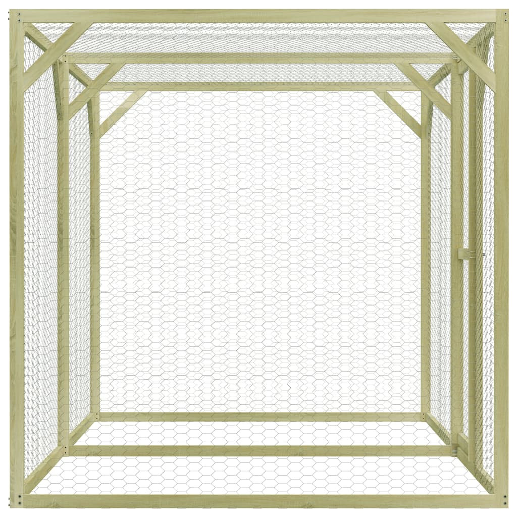 Kippenhok 1,5x3x1,5 m geïmpregneerd grenenhout