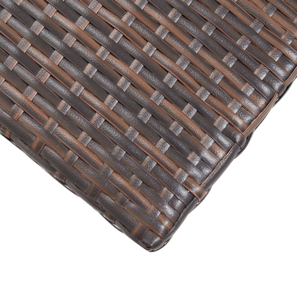 Theetafel 50x50x47 cm poly rattan