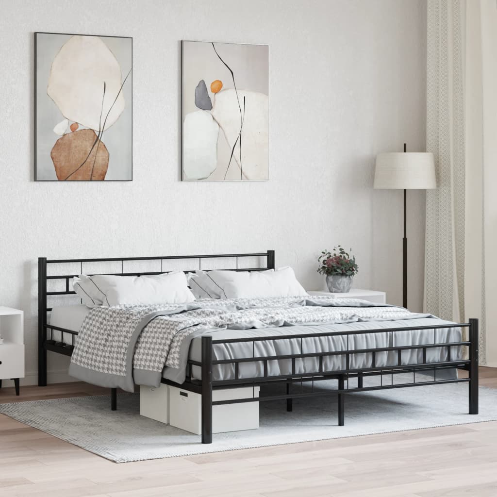 Bedframe metaal 200x200 cm