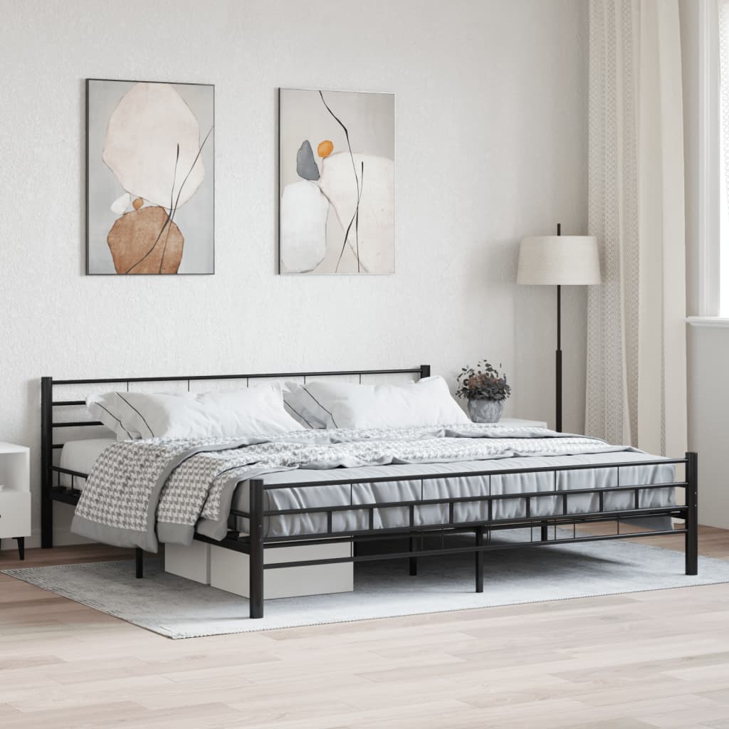 Bedframe metaal 200x200 cm