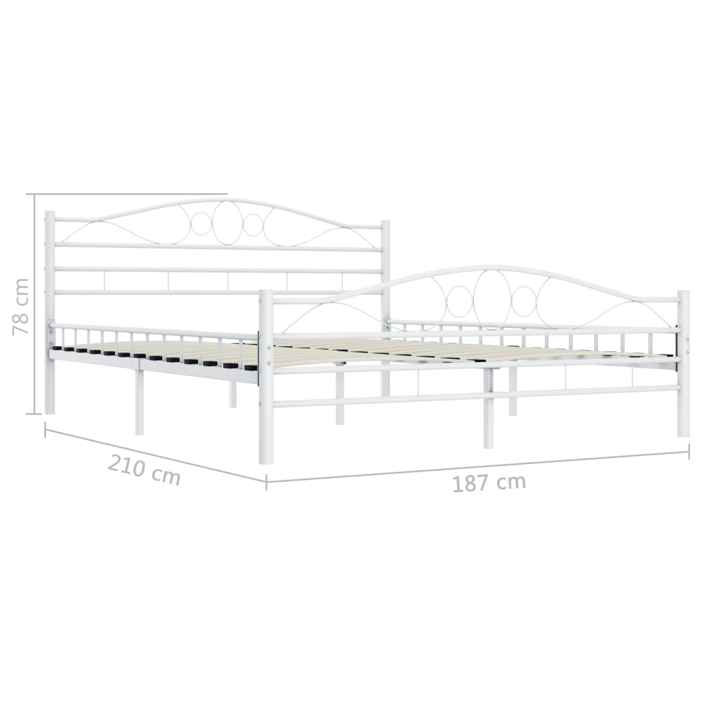 Bedframe staal 120x200 cm