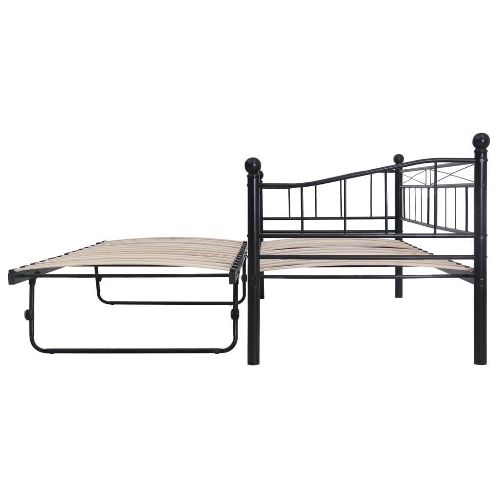 Bedframe staal 180x200/90x200 cm