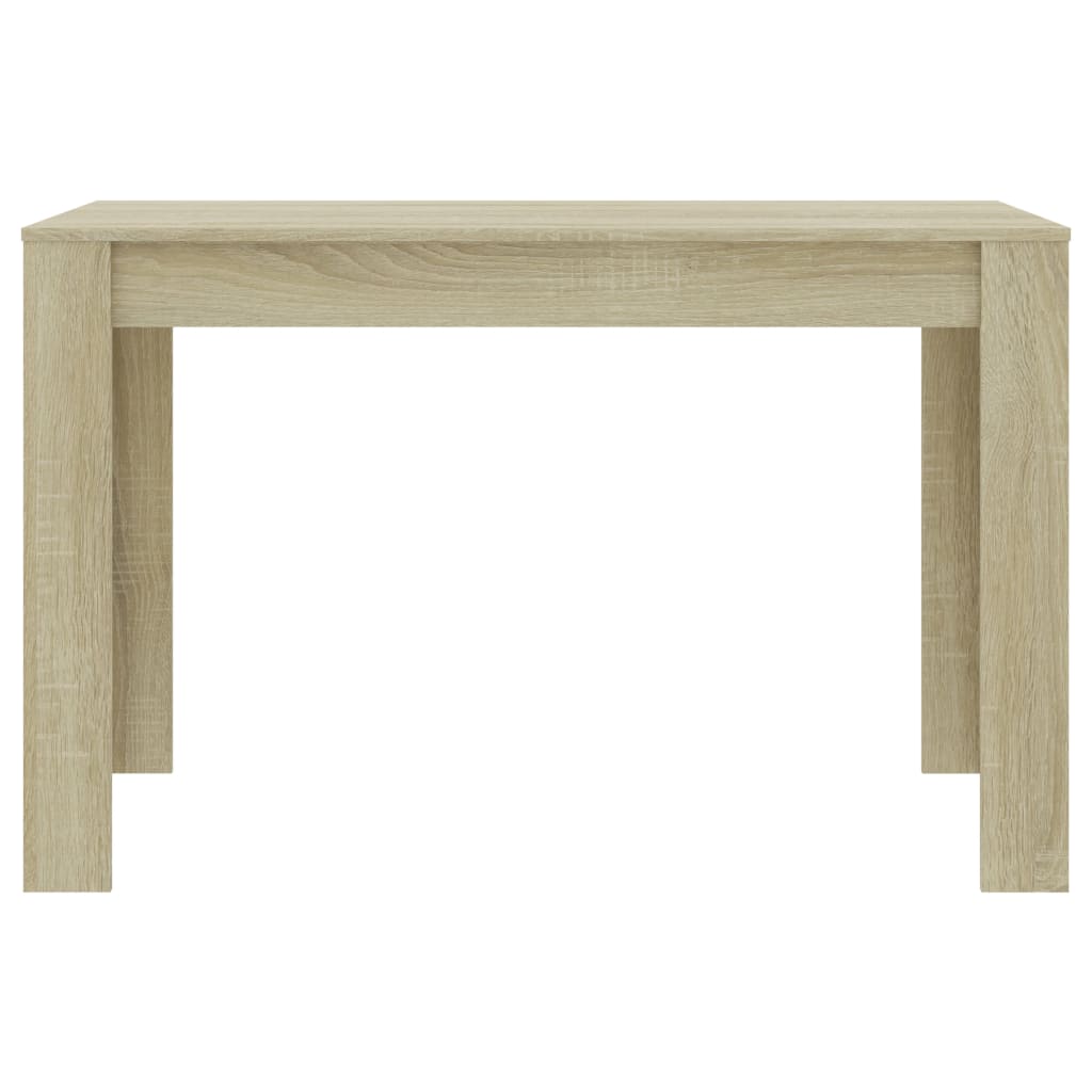 Eettafel 120x60x76 cm bewerkt hout