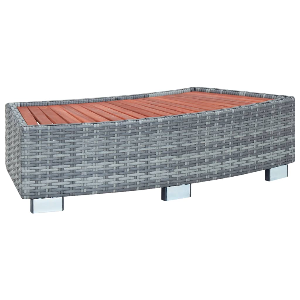 Spatrap 92x45x25 cm poly rattan