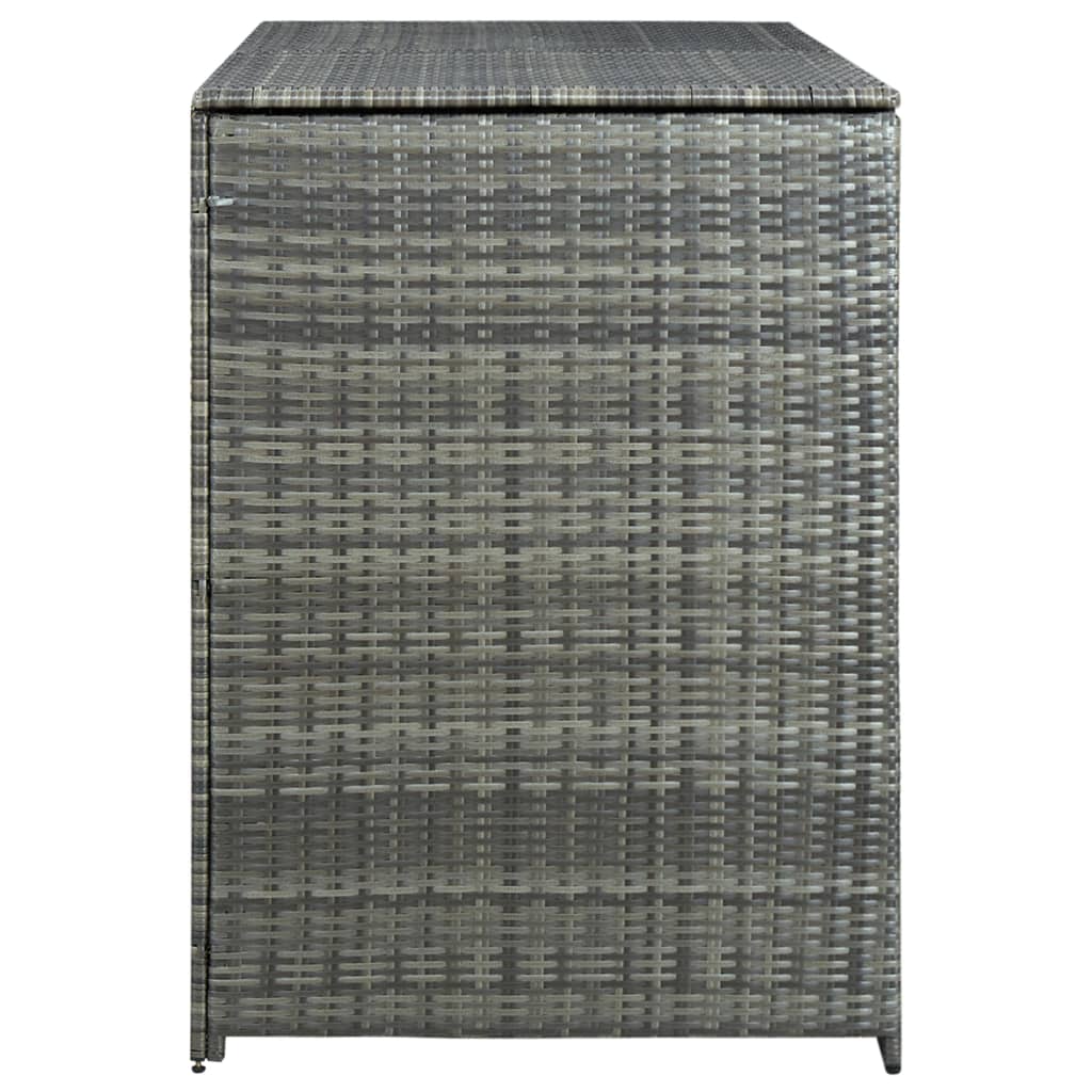 Containerberging dubbel 148x80x111 cm poly rattan