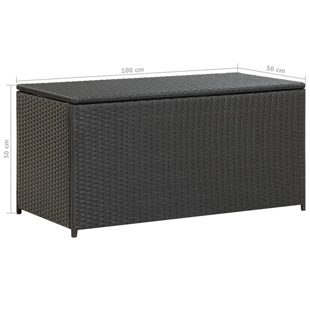 Tuinbox 180x90x70 cm poly rattan