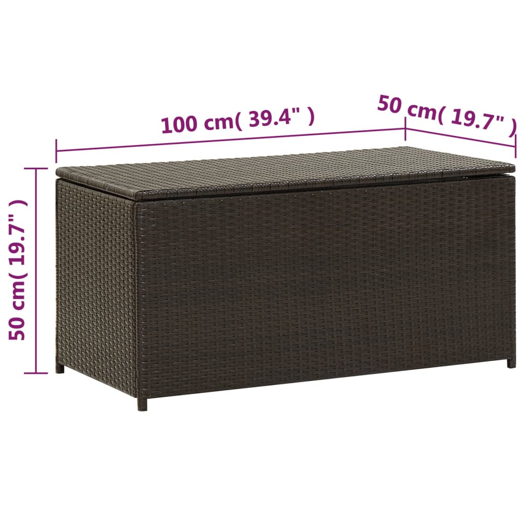 Tuinbox 180x90x70 cm poly rattan