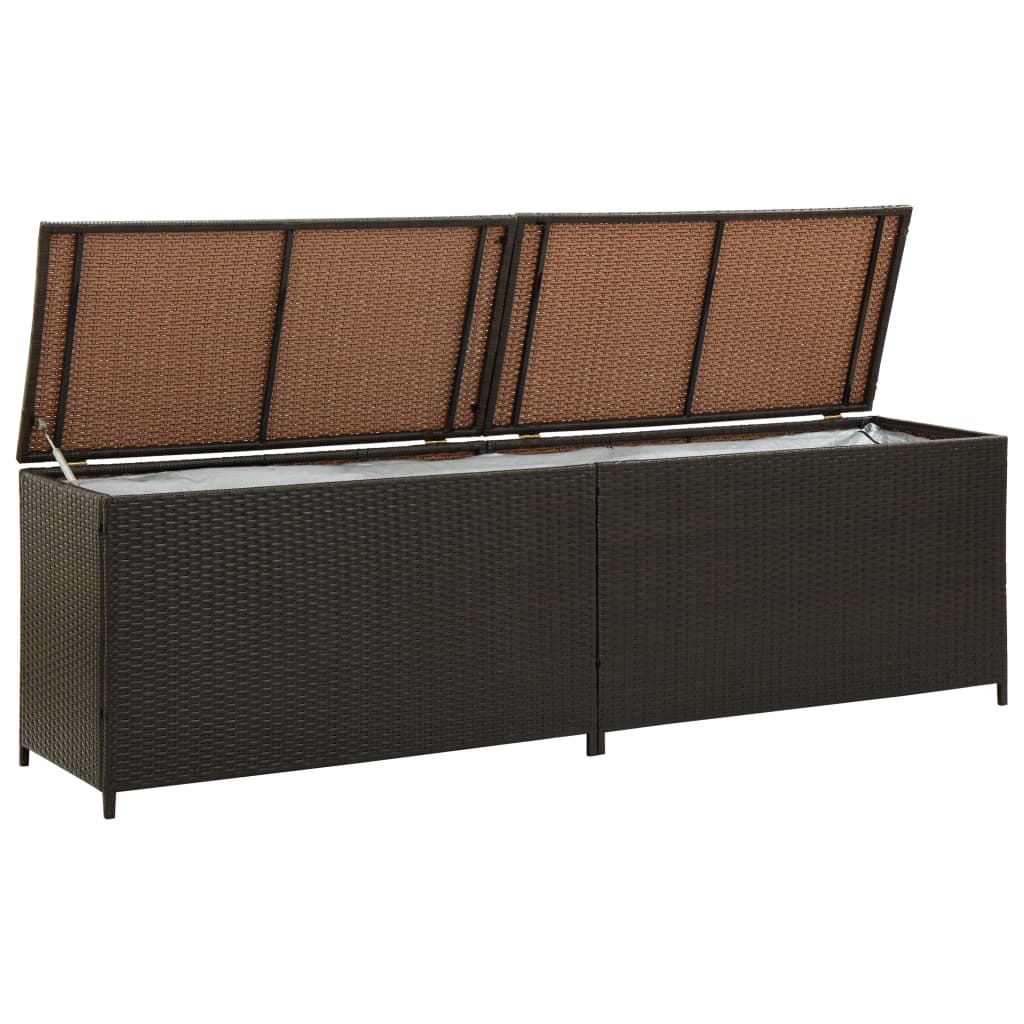 Tuinbox 180x90x70 cm poly rattan