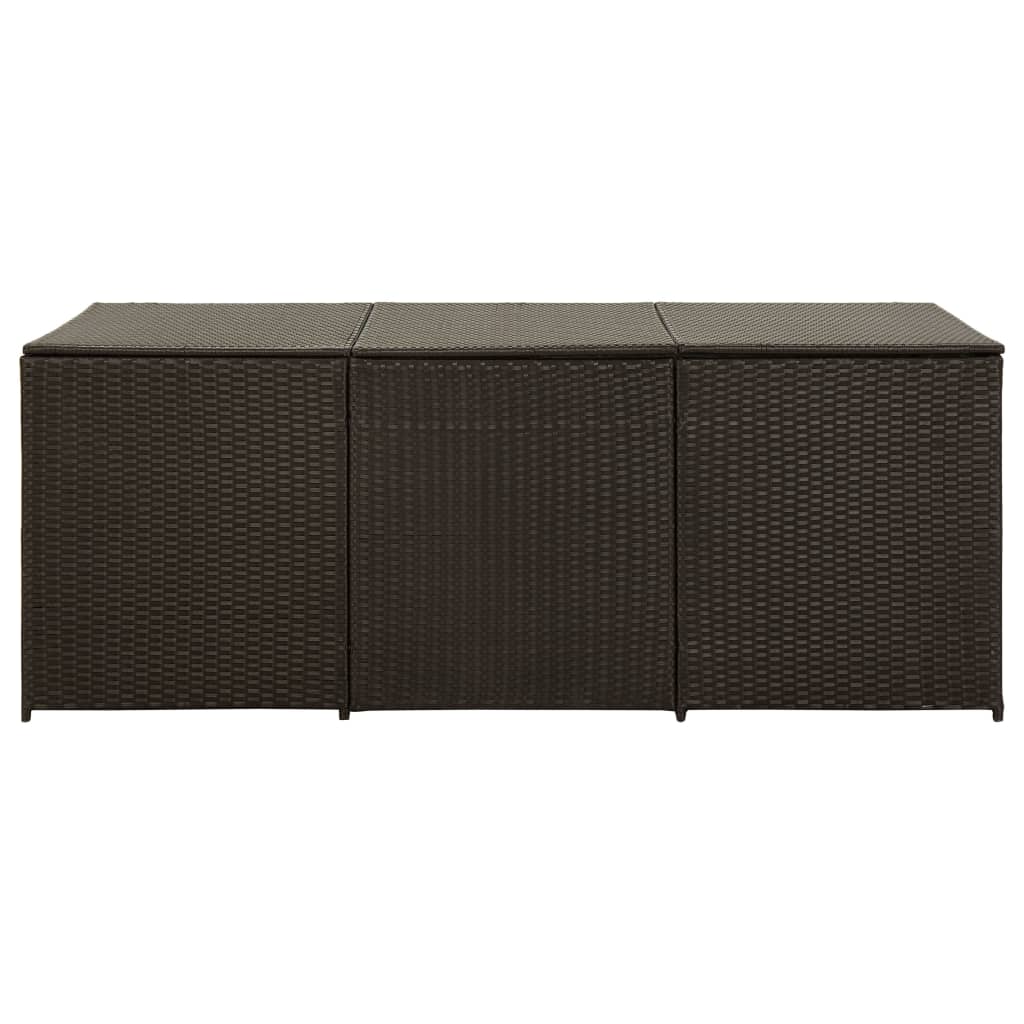 Tuinbox 180x90x70 cm poly rattan