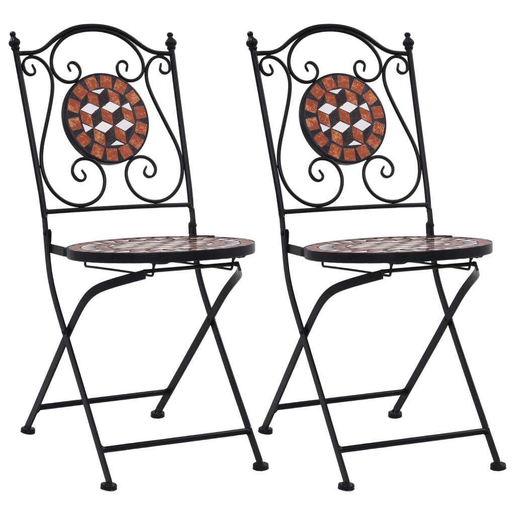 Bistrostoelen mozaïek 2 st