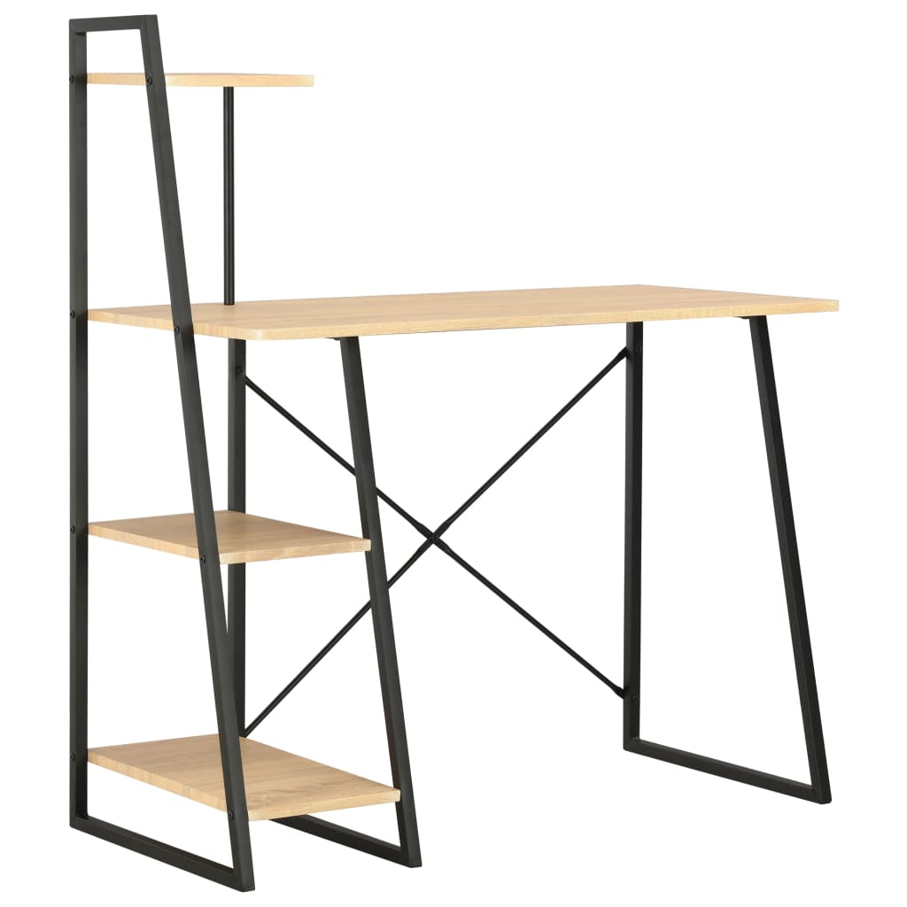 Bureau met schappen 102x50x117 cm