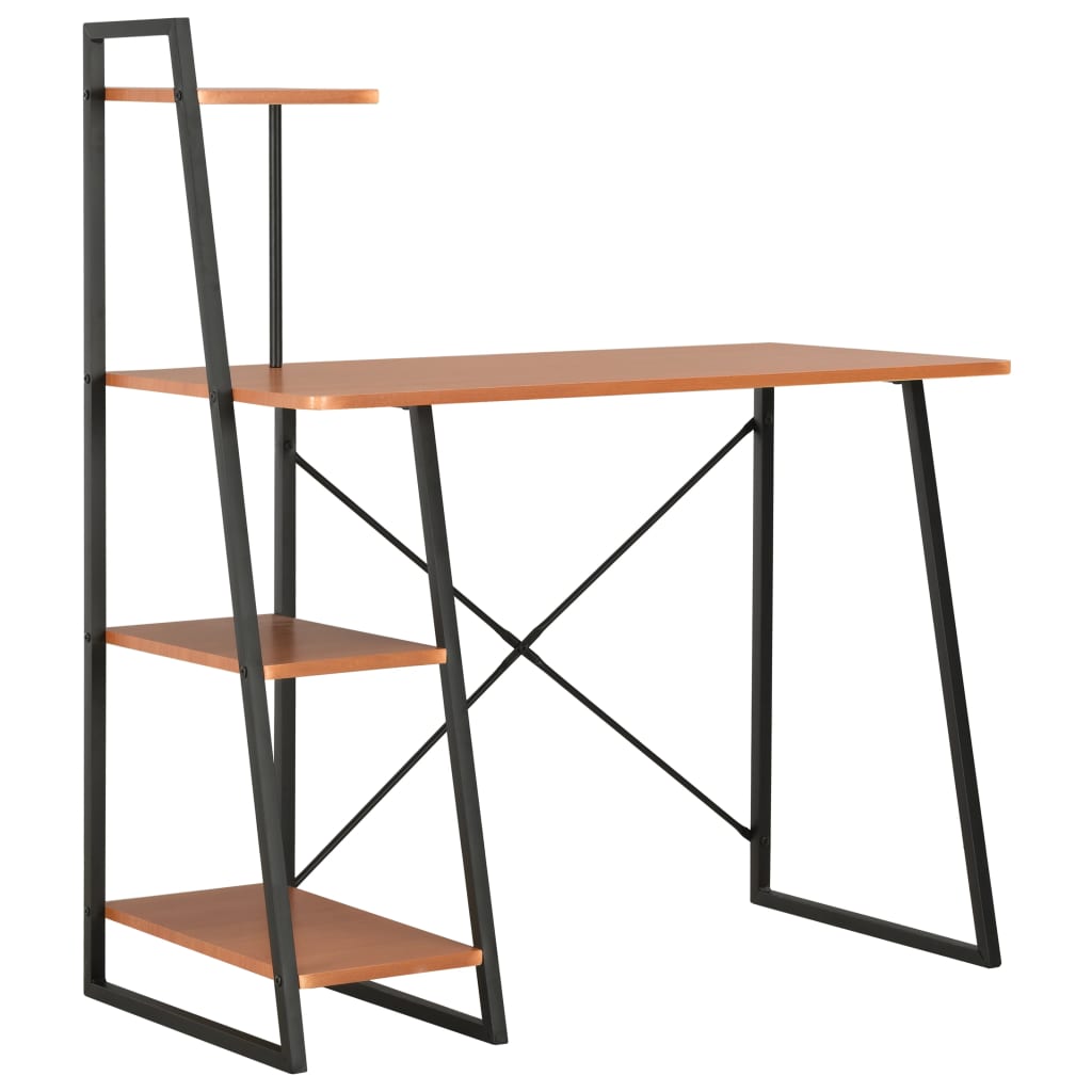 Bureau met schappen 102x50x117 cm