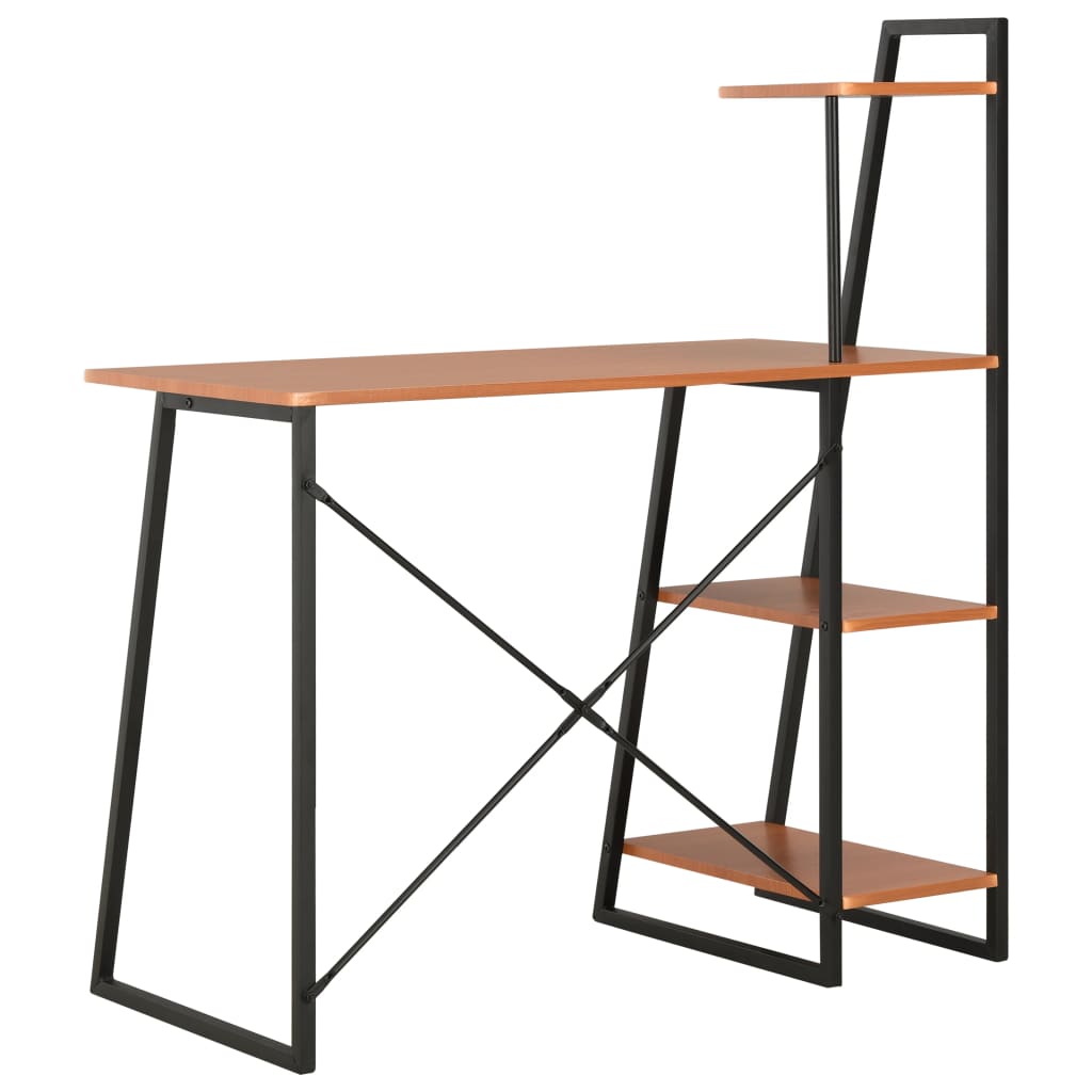 Bureau met schappen 102x50x117 cm