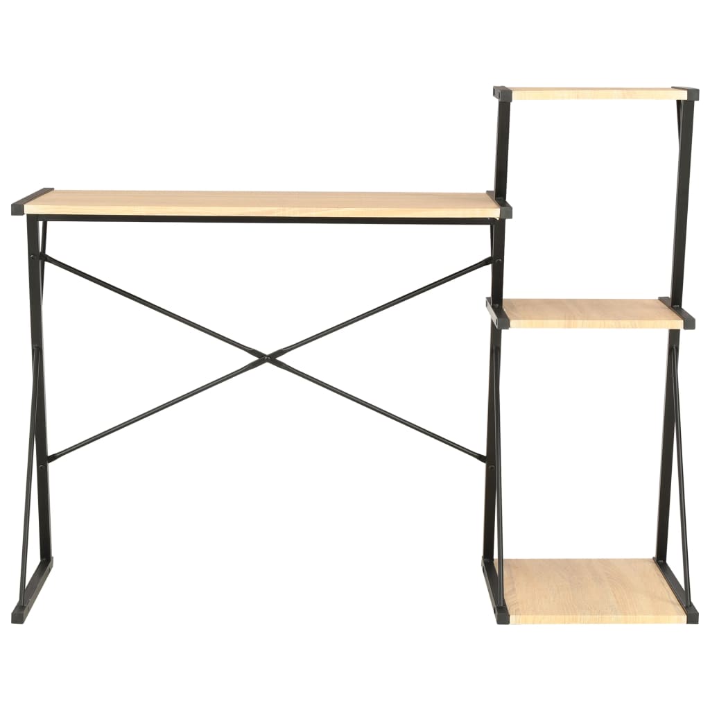 Bureau avec étagère 116x50x93 cm