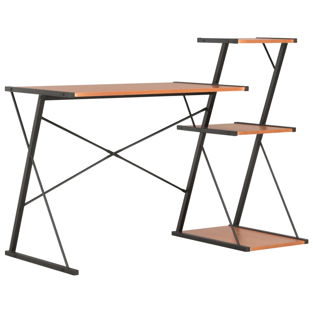 Bureau met schap 116x50x93 cm