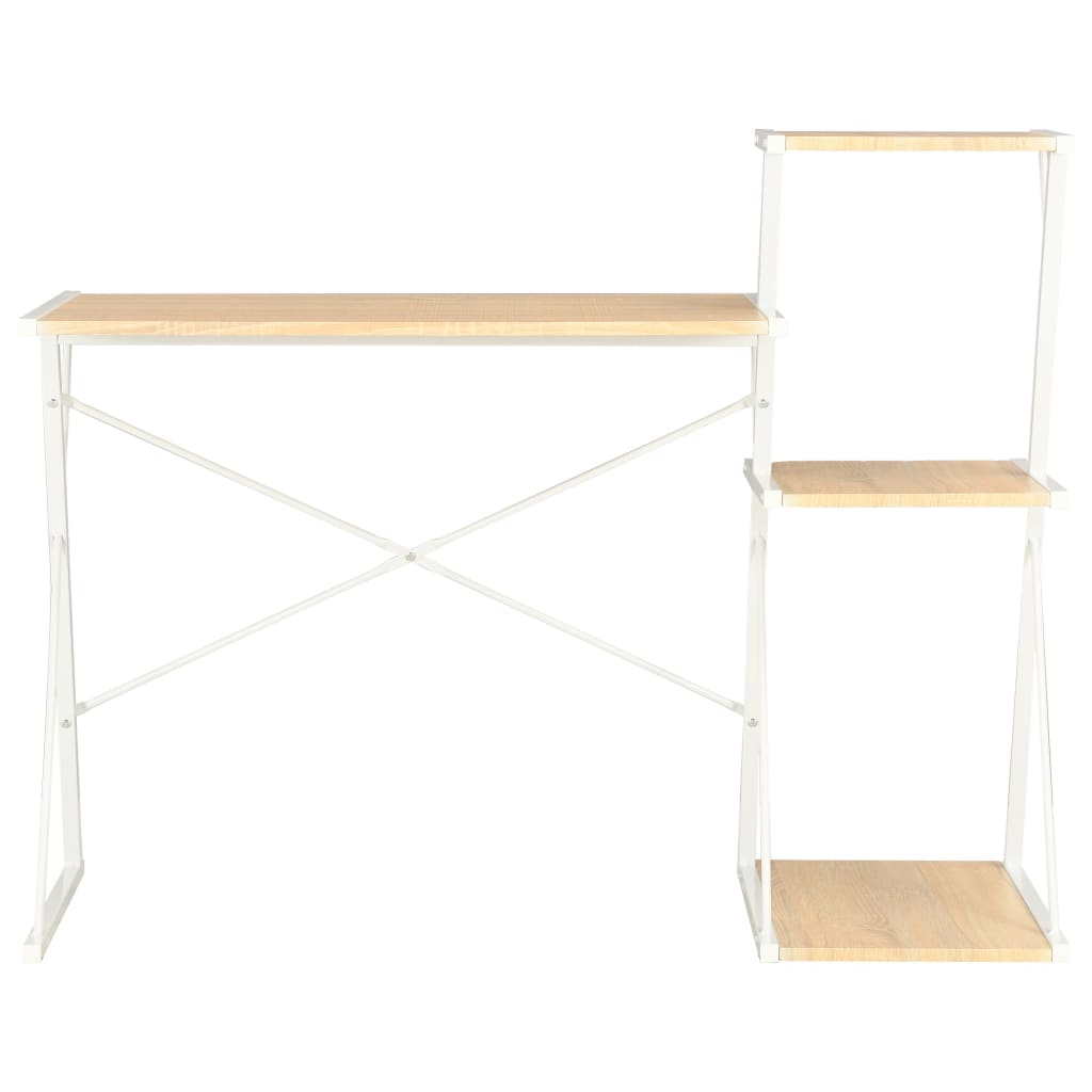 Bureau avec étagère 116x50x93 cm