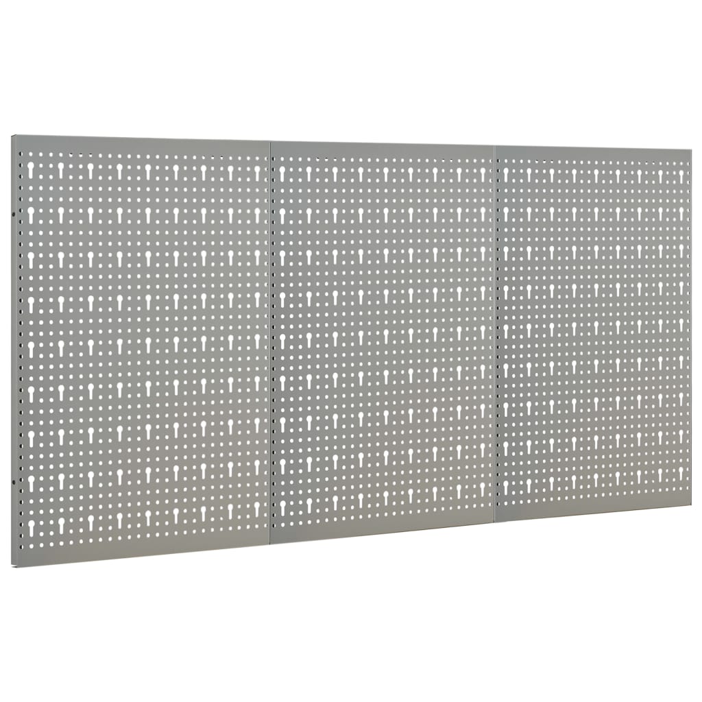 Panneaux perforés muraux 4 pcs 40x58 cm acier