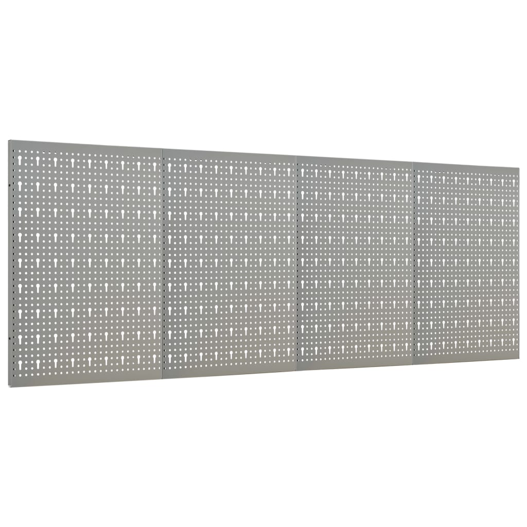 Panneaux perforés muraux 4 pcs 40x58 cm acier