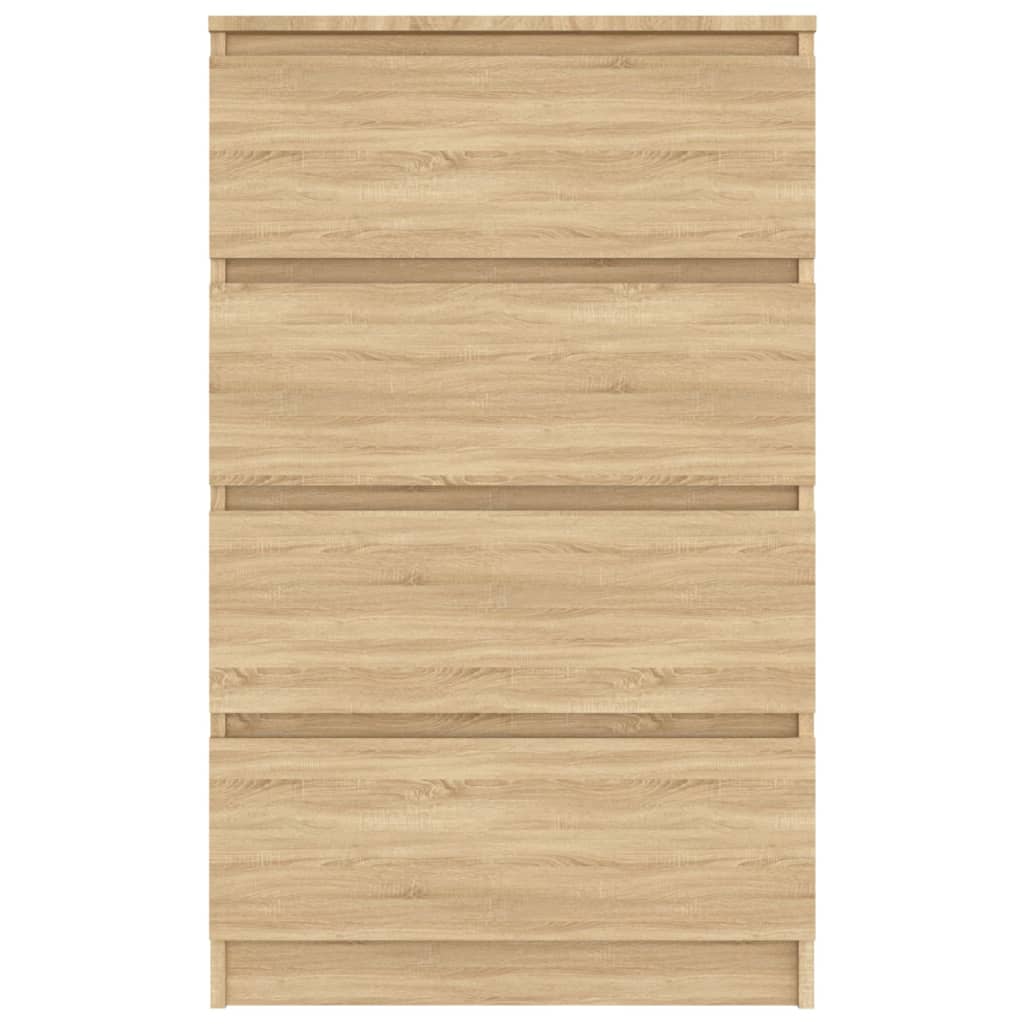 Dressoir 60x35x98,5 cm bewerkt hout