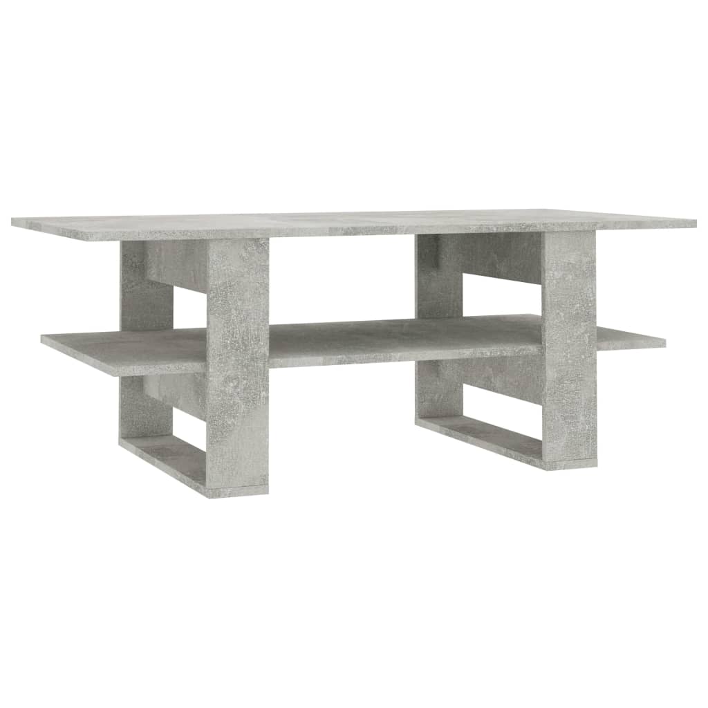 Salontafel 110x55x42 cm bewerkt hout hoogglans wit