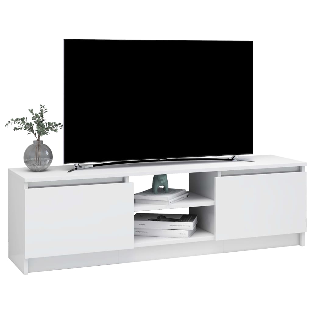 Tv-meubel 120x30x35,5 cm bewerkt hout eikenkleurig