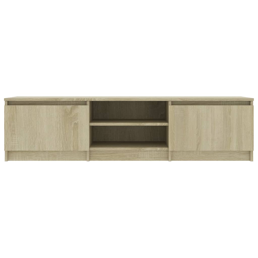 Tv-meubel 140x40x35,5 cm bewerkt hout