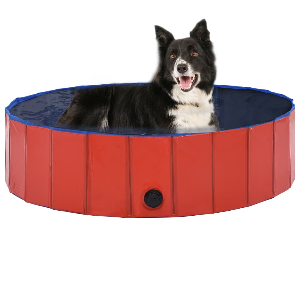 Piscine pour chien pliable 160x30 cm PVC