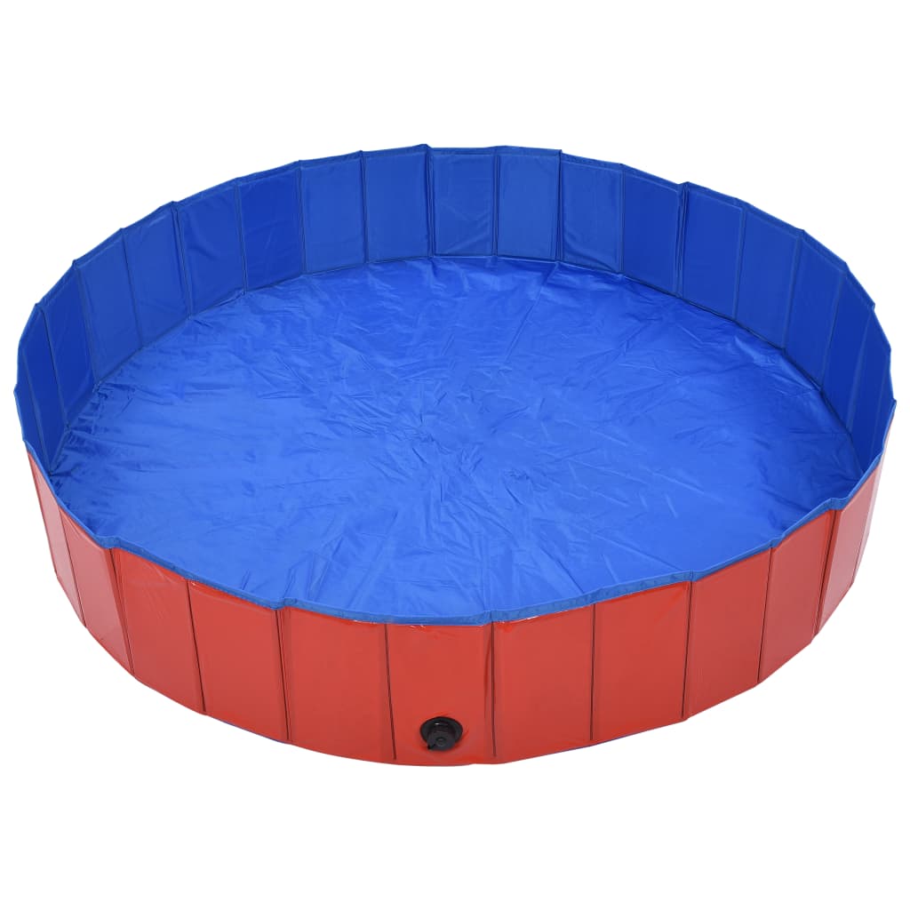 Piscine pour chien pliable 160x30 cm PVC