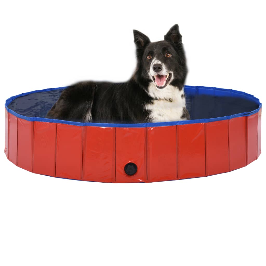 Piscine pour chien pliable 160x30 cm PVC