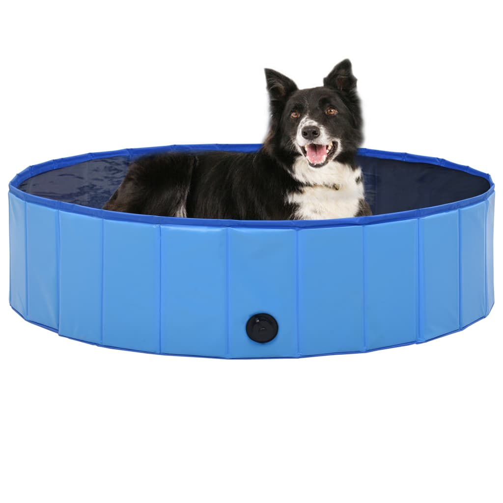 Piscine pour chien pliable 160x30 cm PVC