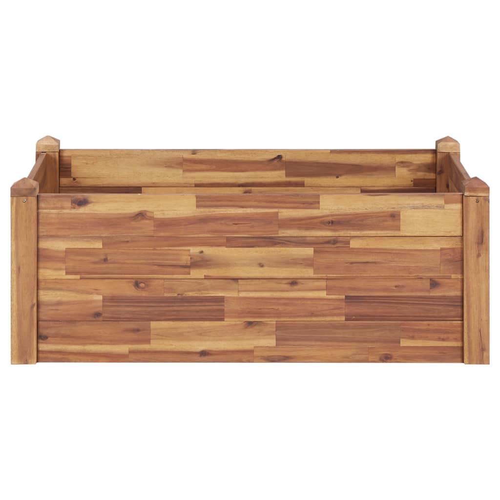 Plantenbak verhoogd 110x60x44 cm massief acaciahout