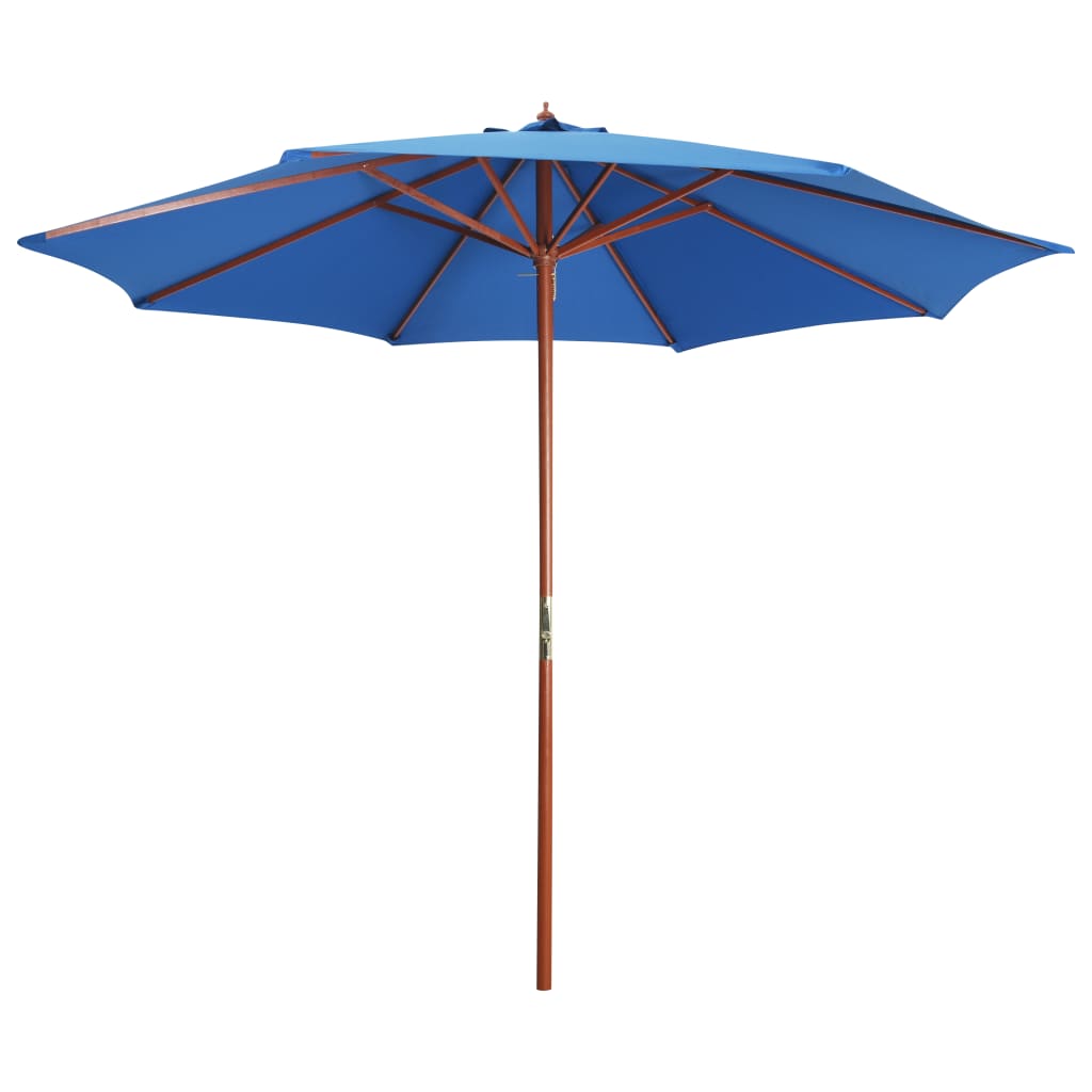 Parasol met houten paal 300x258 cm