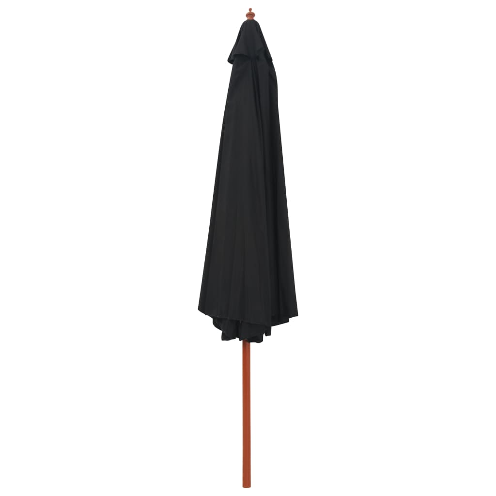 Parasol met houten paal 350 cm