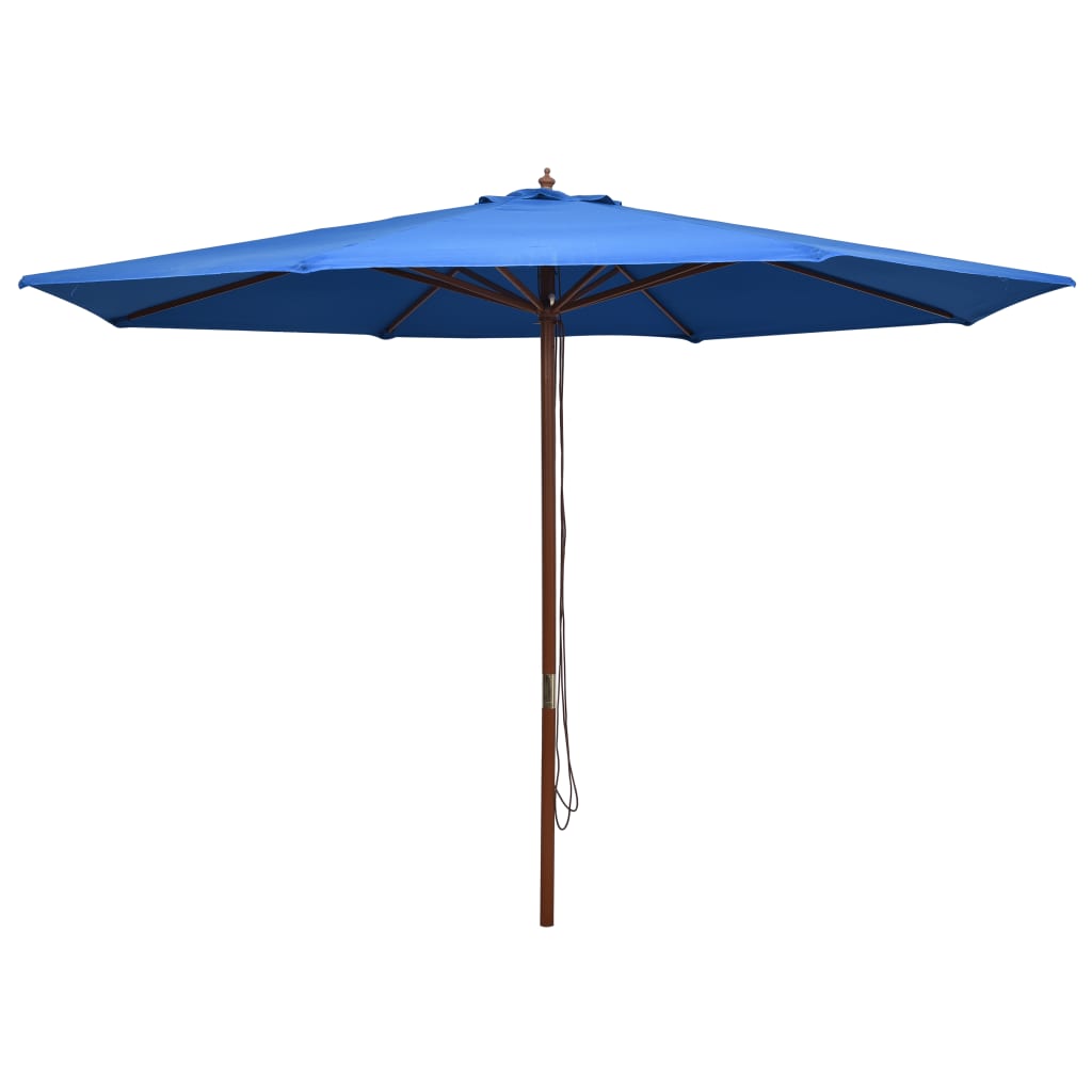 Parasol met houten paal 350 cm