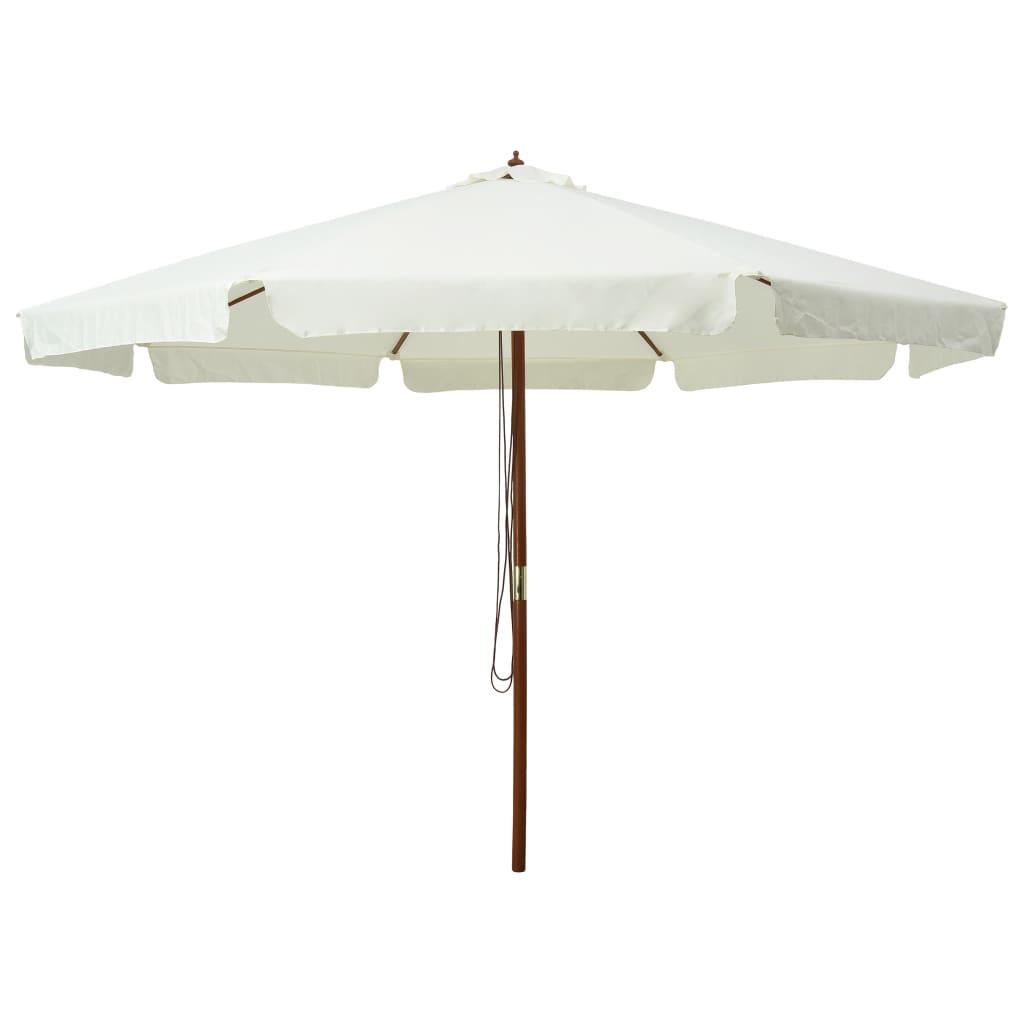 Parasol met houten paal 330 cm