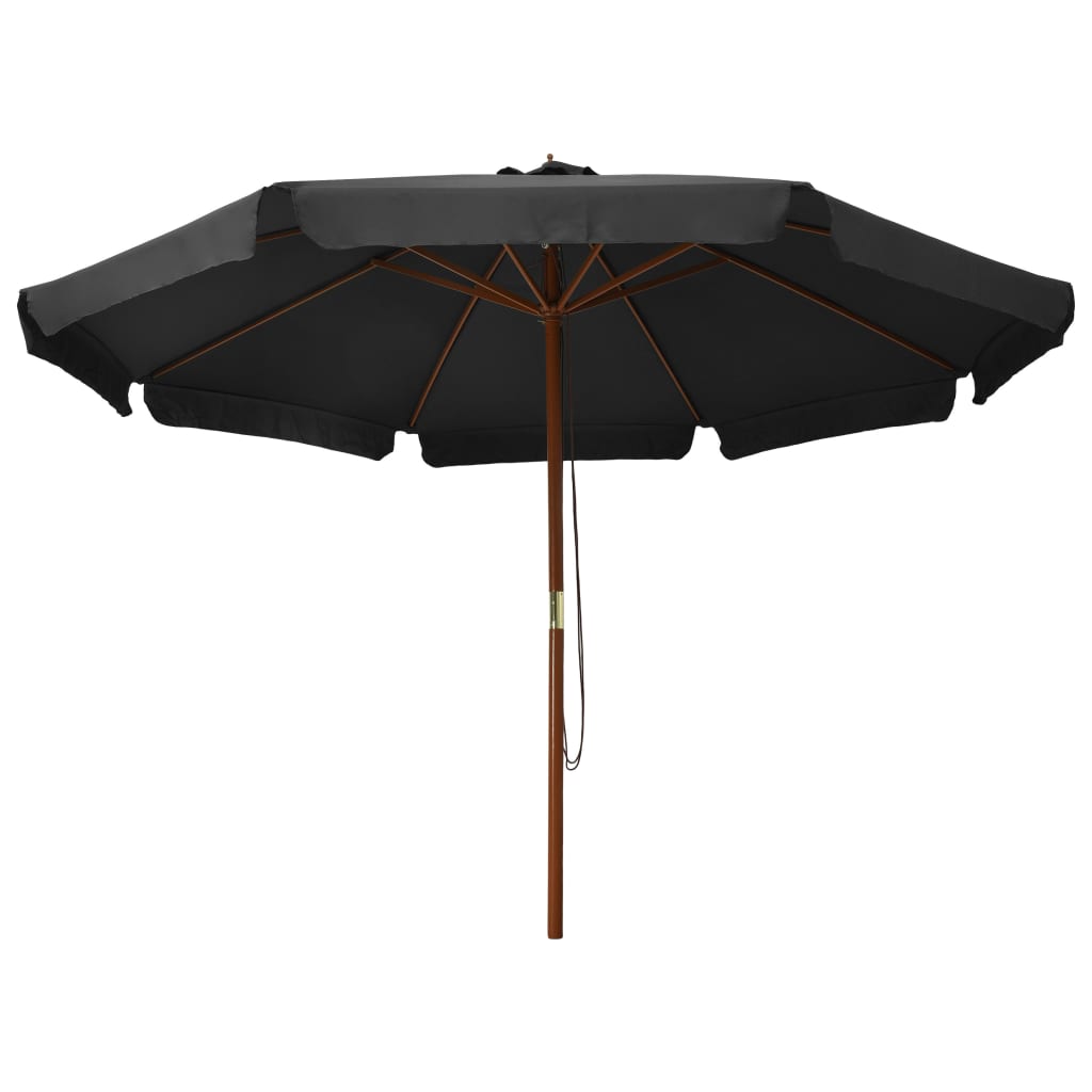 Parasol met houten paal 330 cm