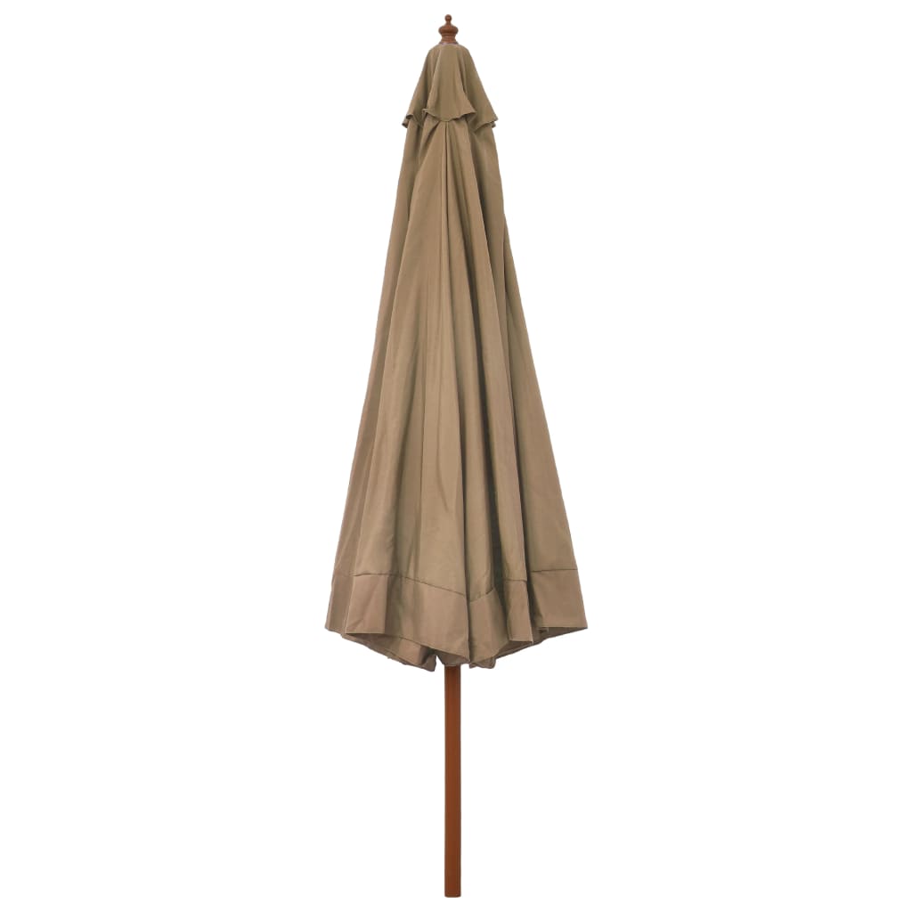 Parasol met houten paal 330 cm