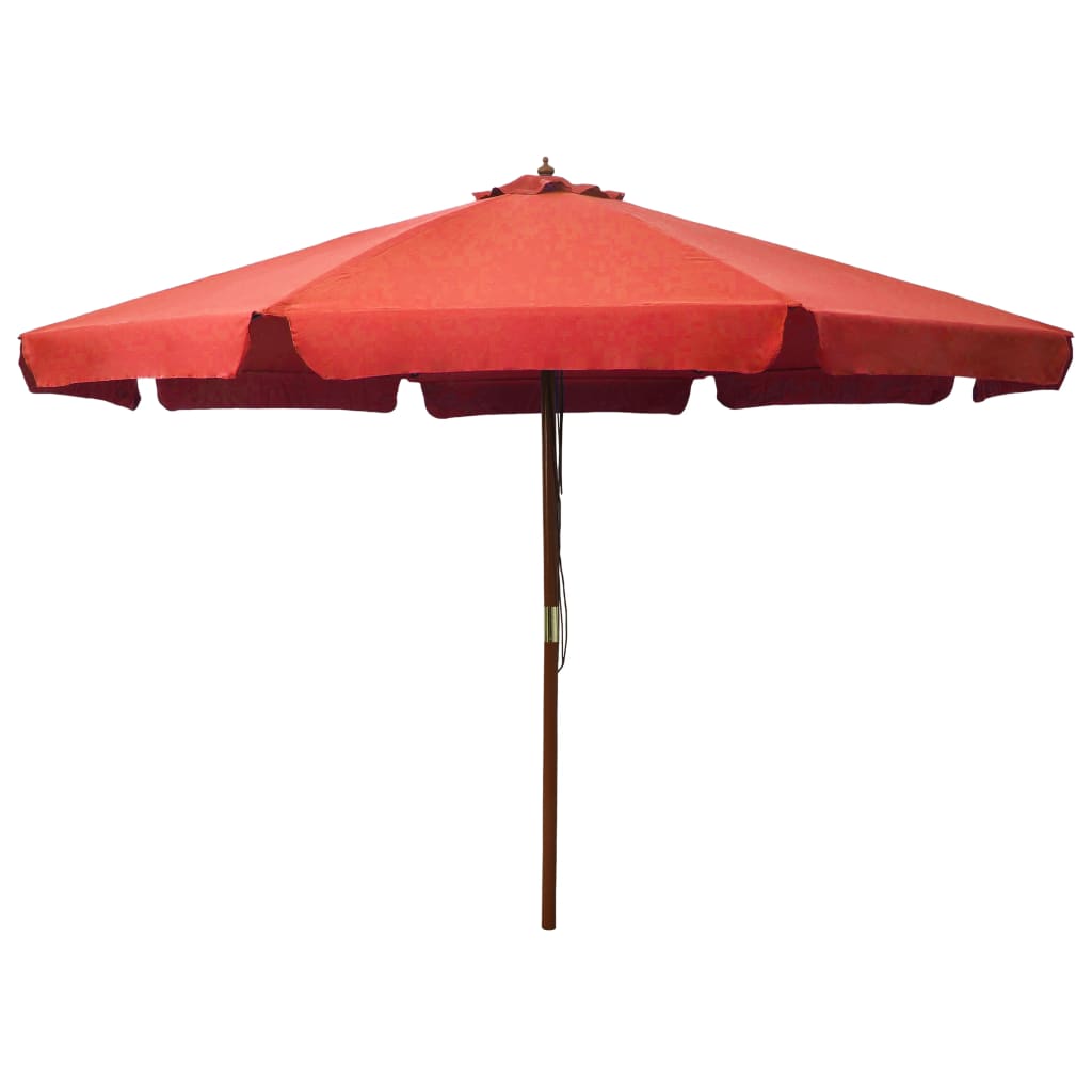 Parasol met houten paal 330 cm