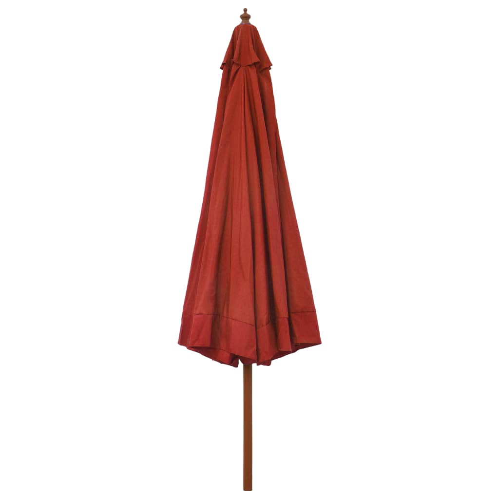 Parasol met houten paal 330 cm