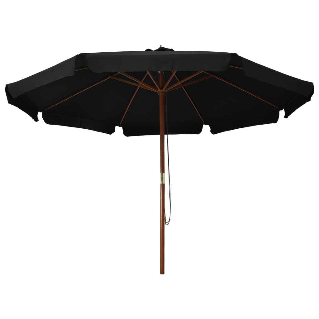 Parasol met houten paal 330 cm