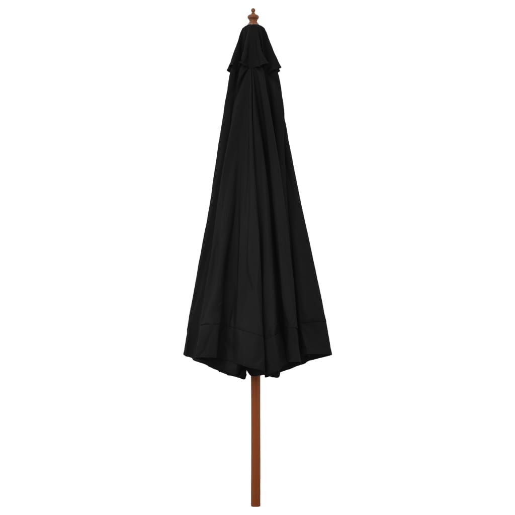 Parasol met houten paal 330 cm