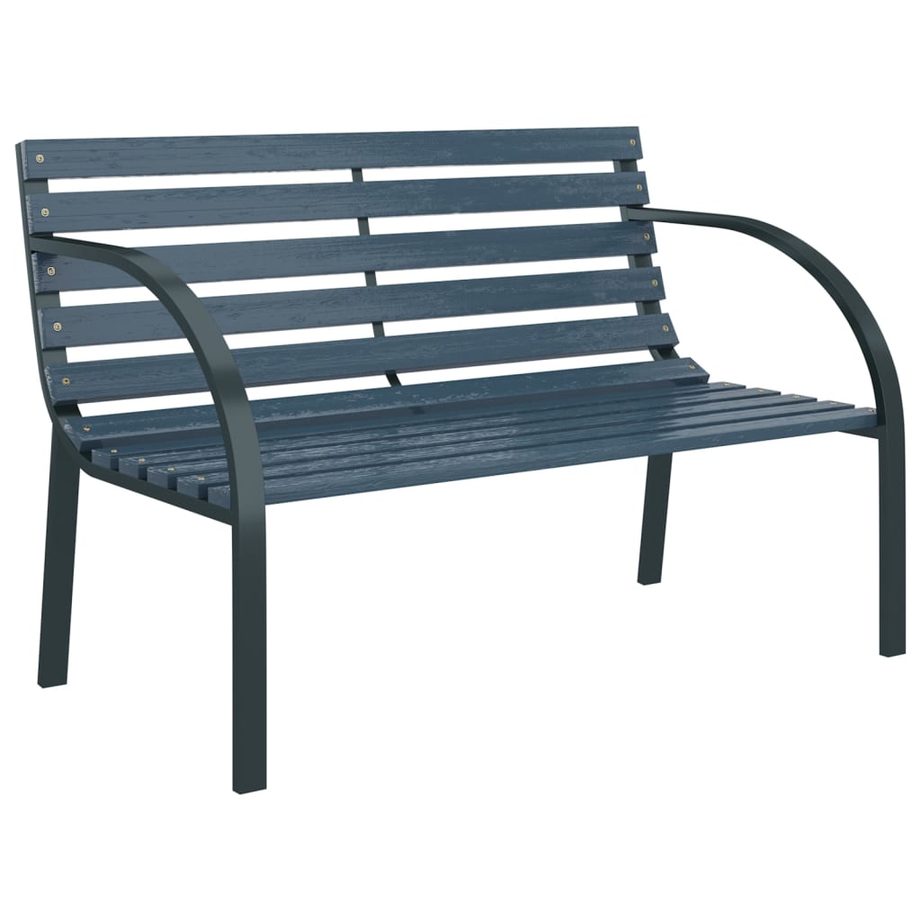 Banc de jardin 120 cm bois et fer