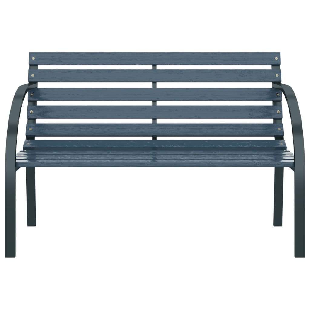 Banc de jardin 120 cm bois et fer