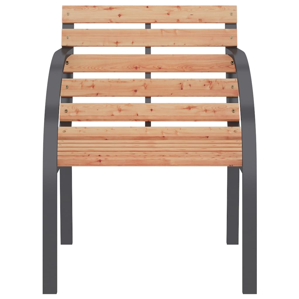 Chaises de jardin 2 pcs bois gris