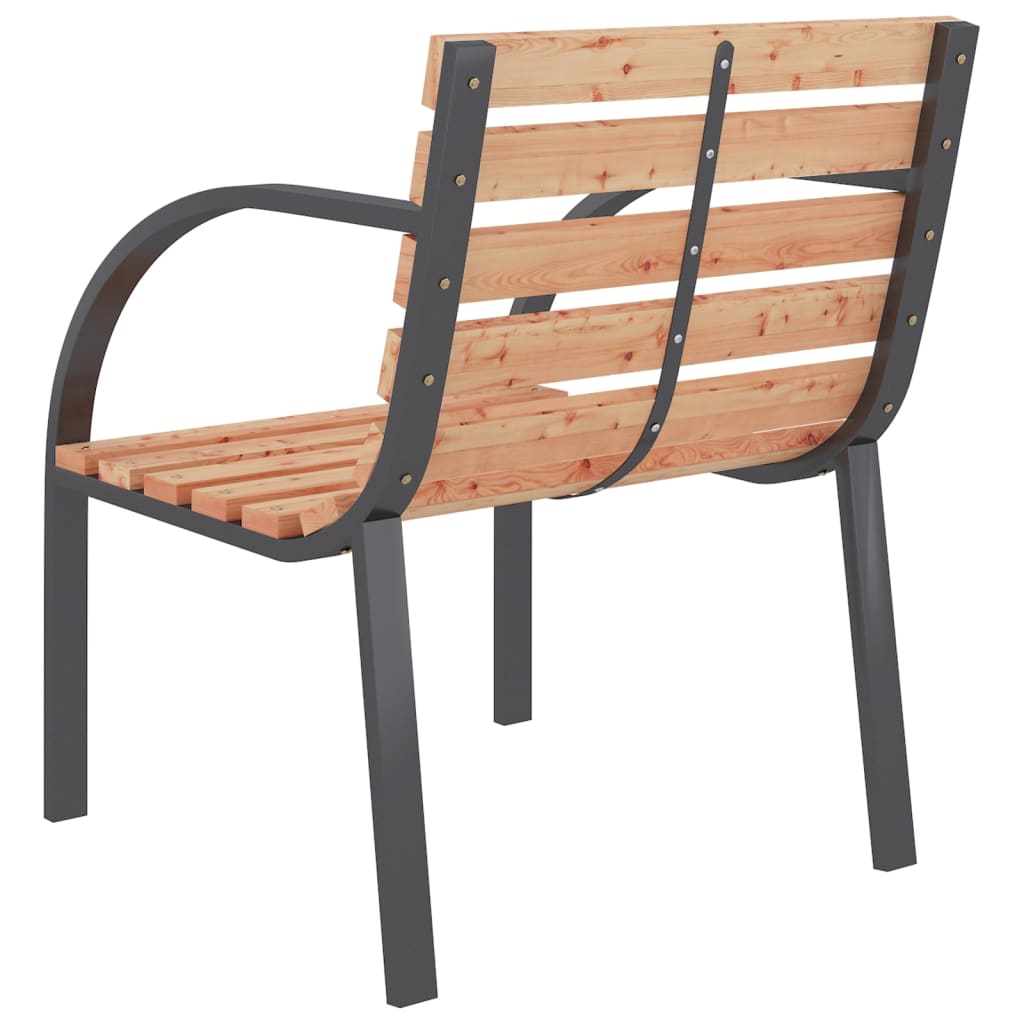 Chaises de jardin 2 pcs bois gris