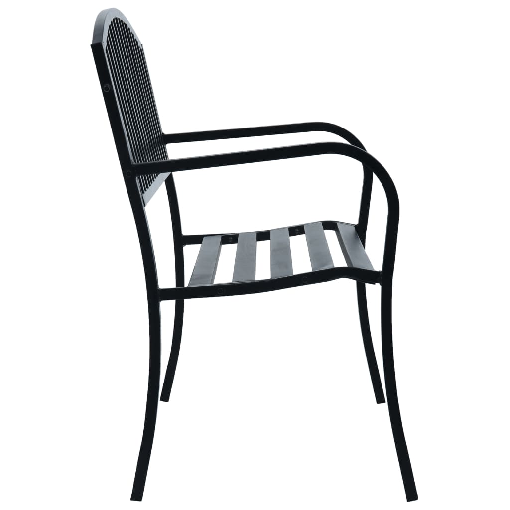 Banc de jardin 125 cm en acier