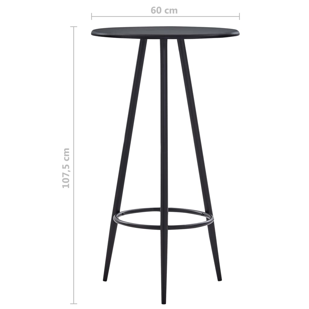 Table de bar 60x107,5 cm MDF