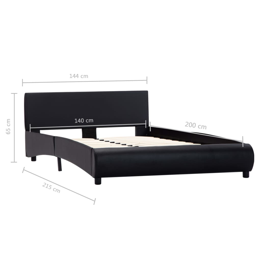 Bedframe kunstleer 140x200 cm